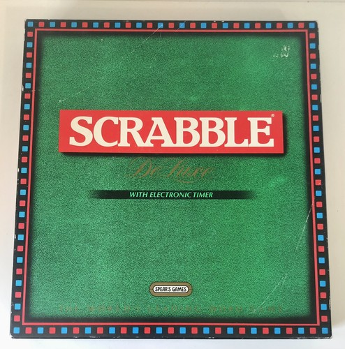 Scrabble deluxe with - deluxe, turntable