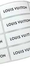 BRAND NEW 4 AUTHENTIC LOUIS VUITTON STRIP OF   STICKERS FOR GIFT BOX