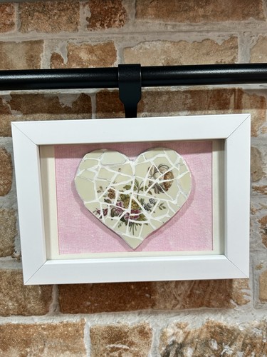 Handmade mosaic heart crafted - heart,,