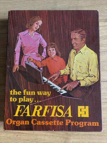 Vintage farfisa organ - farfisa, cassette