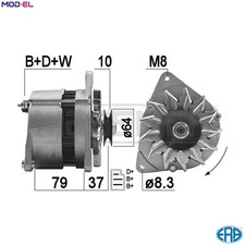 ALTERNATOR 210204A FOR LAND