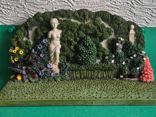 Doll house garden resin statue - house,