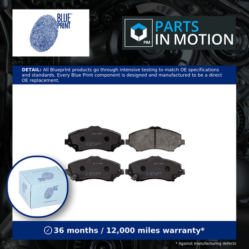 Brake pads set fits chrysler - pads,