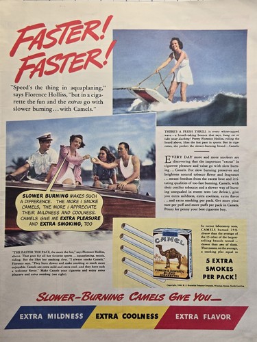 Camel cigarettes print 1940 - print,