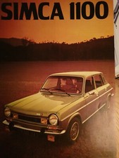 SIMCA 1100 BROCHURE BROCHURE