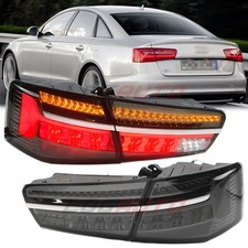 For Audi A6 / S6 2012-2015 LED Rear Tail Light Assembly W/ Sequential Turn Lamp