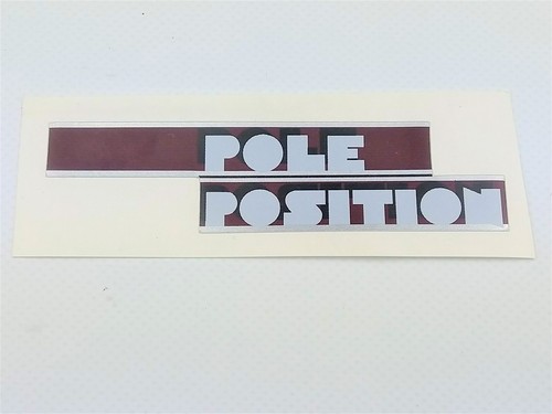 Pole position sticker badge - sticker,