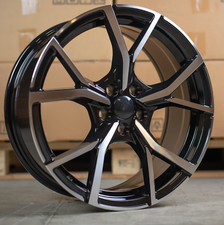 17"/VW Golf MK5/6/7/8 /Estoril Design/Gloss Black/Machined/7.5j/Alloys X4