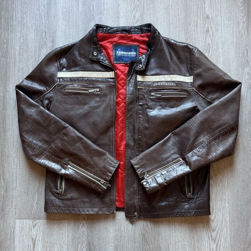 Lambretta leather biker - leather, jacket