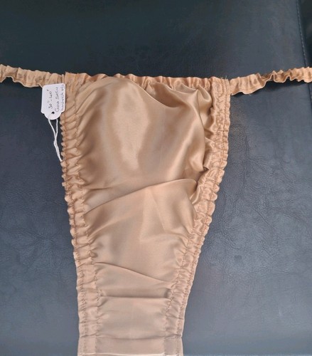 Sissy gold satin - satin, panties