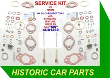 VANDEN PLAS PRINCESS 1960 - SERVICE KIT+STD MIX NEEDLES for TWIN H4 SU Carbs