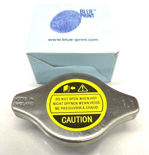Blue print radiator cap - blue,