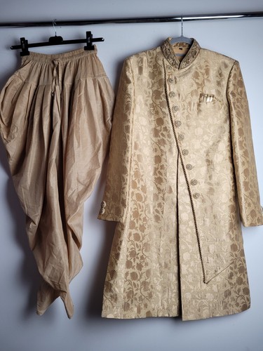Mens gold brocade indian - mens,