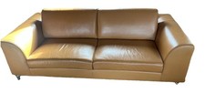 Designer Leather 3 Seater Sofa