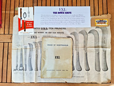 Original House of Wostenholm I*XL Book &Catalogue  Bowie Knife Promo Plaque.