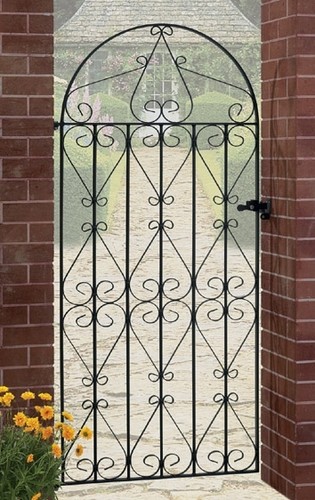 Regent tall bow top - top, scroll
