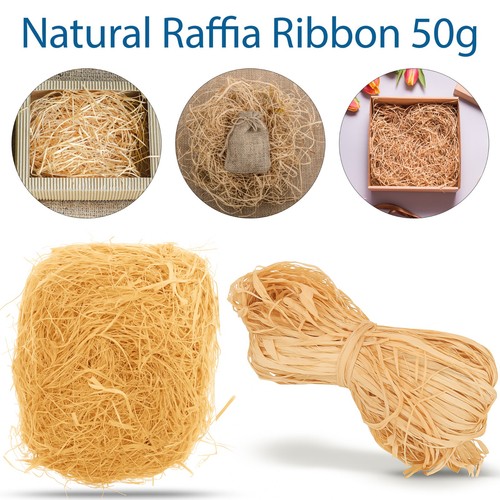 50g grass raffia - paper, straw