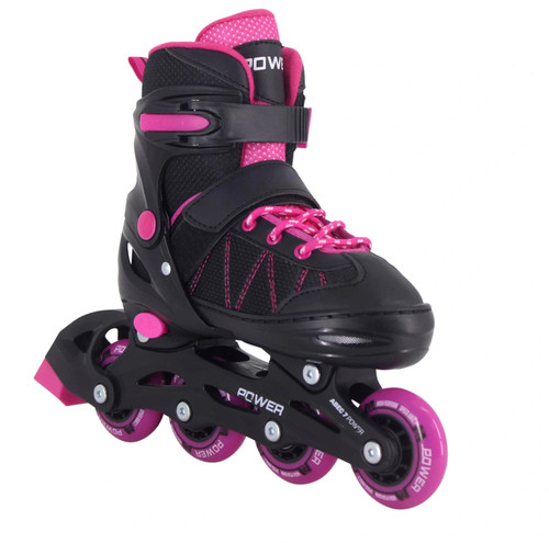 Pink black adjustable inline - pink,