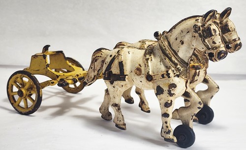 Antique vintage two horses - antique,