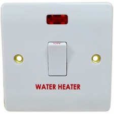 Water Heater Switch with Neon