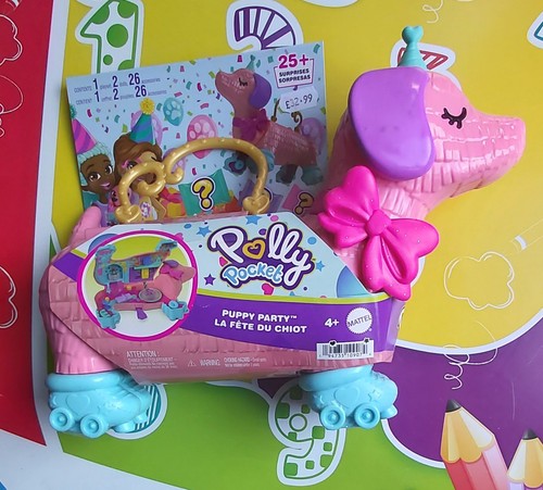 Polly pocket dolls - polly, puppy