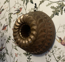 Large Vintage Copper Bundt
