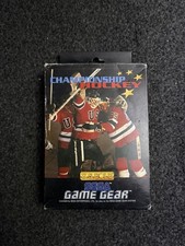 Sega Game Gear Championship Hockey Original Box, Tray, Manual, Case Cart