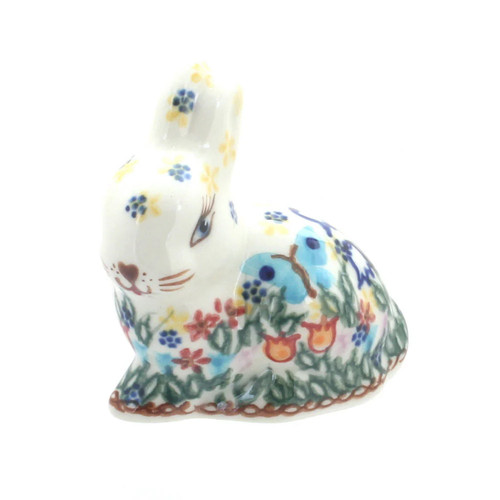 Blue rose polish pottery - rose,