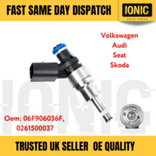 VW Audi 2.0 TFSI Fuel Injector 06F906036F 0261500037 A1 S3 TT Leon Golf Polo