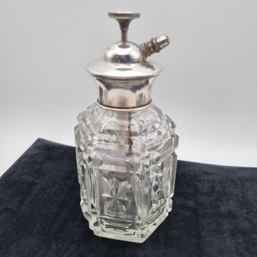 Cut glass perfume - cut, atomizer