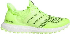 adidas Ultra Boost Spikeless Golf Shoes Green Mens Sneakers 3 Stripes