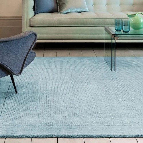 York rug duck egg blue - york, wool