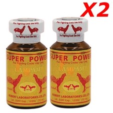 2X Super Power Supplement Chicken Poultry Nourish Muscles Tough Able 10 ml+Track