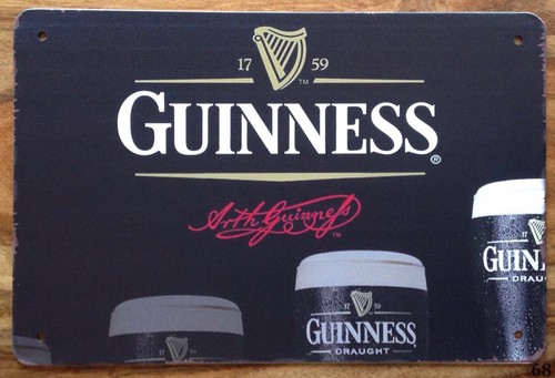 Guinness rusty vintage metal - guinness,