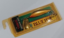 NOS Blue Fox Vintage Vibrax Rapala Minnow Spin Fishing Lure - 1/4 Oz, 7g VMS-5 G
