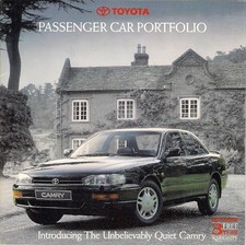 Toyota Range 1991-92 UK Market Brochure Starlet Corolla MR2 Carina Celica Supra