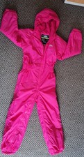 * TRESPASS TECH ~ TP75 TRES-TEX * FLEECE LINED WEATHERPROOF SPLASH SUIT * 7-8yr