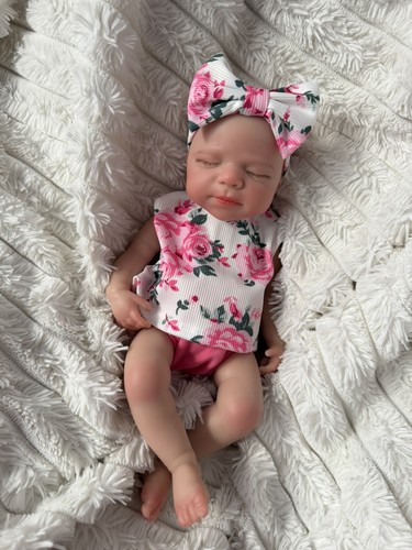 Reborn preemie asleep full - reborn,