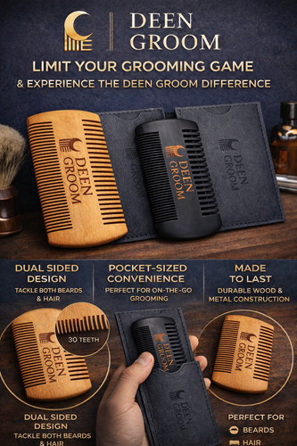 Deen grooming wooden beard - grooming,