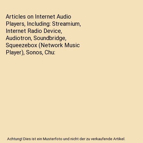 Articles internet audio - articles, on
