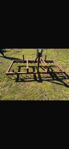 Rake with front tines - ,