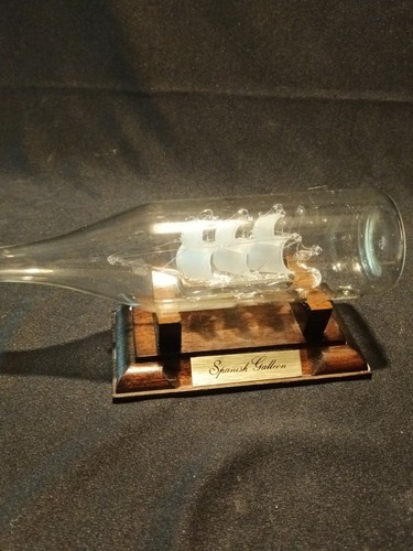 Spanish galleon sailing glass - spanish,