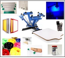 4 COLOUR SCREEN PRINTING KIT |