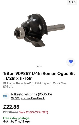 Triton 909857 4in roman - triton,