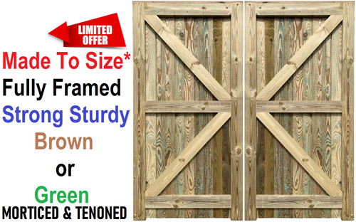 Pressure treated feather edge - pressure,