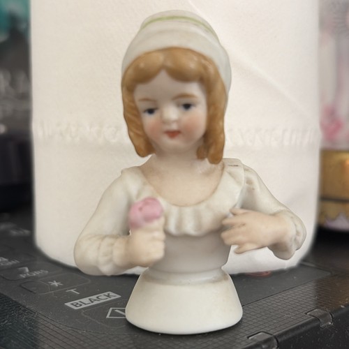 Antique german half doll - half,