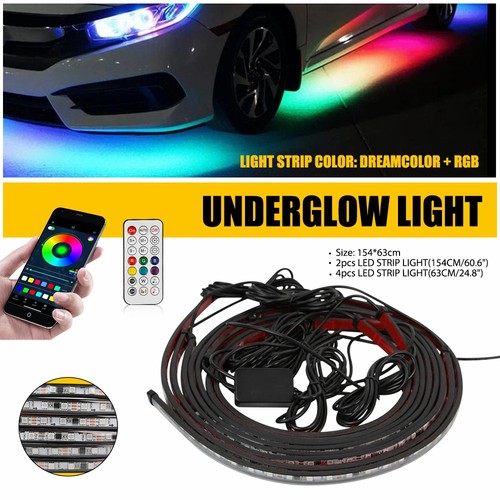 Rgb multi colour led car - 6x,