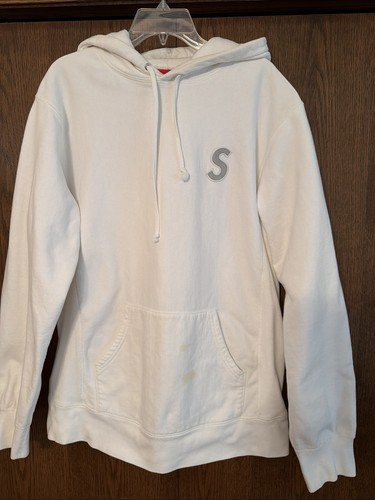 Supreme white hoodie - supreme,