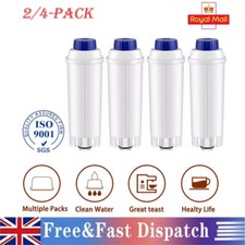 4x For Delonghi Coffee Maker Machine Water Filter DLSC002 5513292811 SER3017