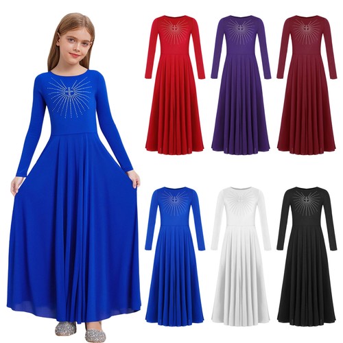 Kids girls tunics choir maxi - girls,